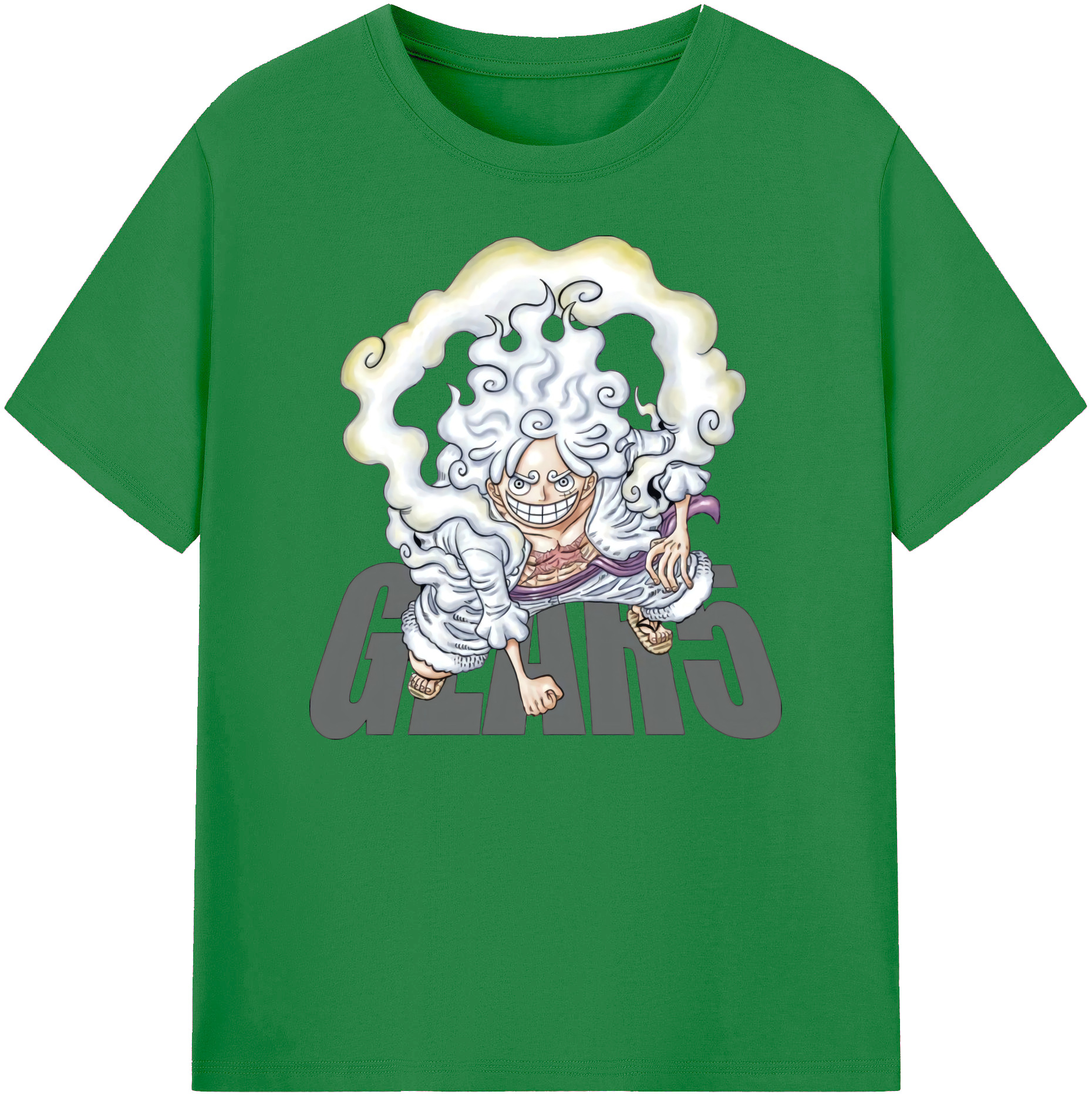ワンピース モンキー・D・ルフィ ONE PIECE Monkey D. Luffy 綿100％ メンズ半袖Tシャツ｜肌触りやわらか＆通気性