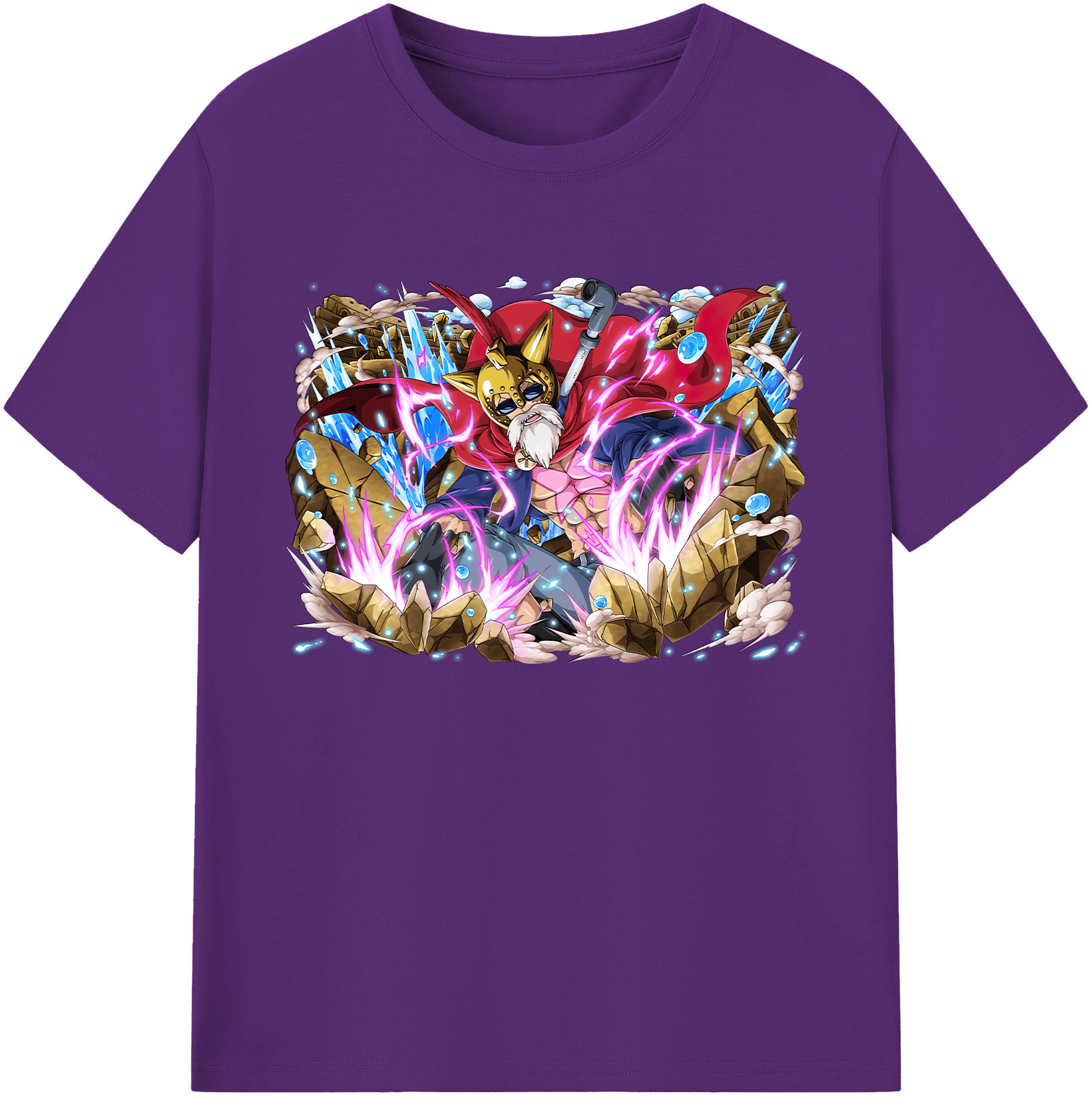 ワンピース モンキー・D・ルフィ ONE PIECE Monkey D. Luffy 綿100％ メンズ半袖Tシャツ｜肌触りやわらか＆通気性