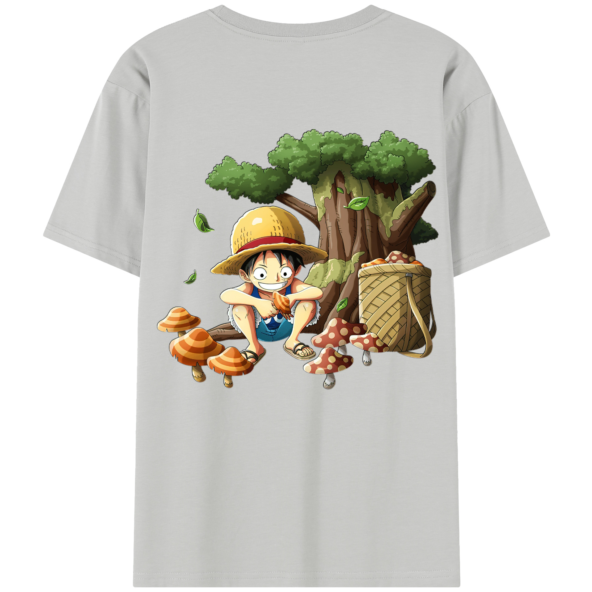 （画像用） ワンピース モンキー・D・ルフィ ONE PIECE Monkey D. Luffy レディース半袖Tシャツ(バックプリント)