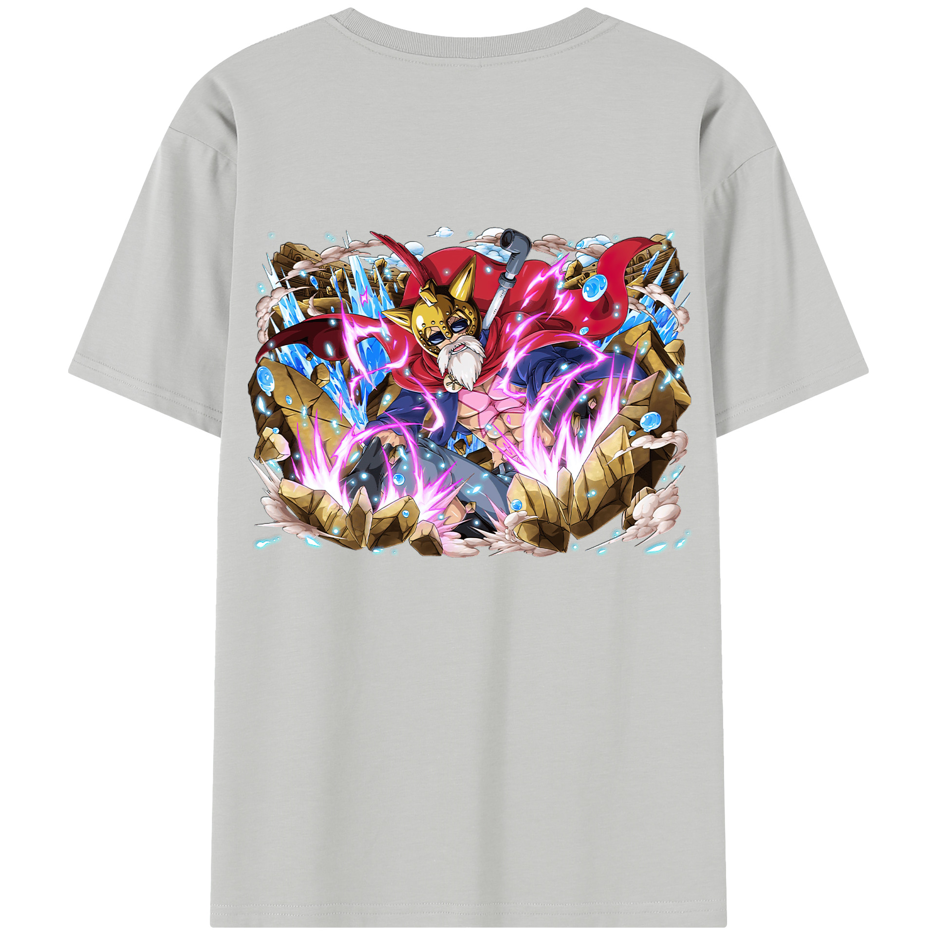 ワンピース モンキー・D・ルフィ ONE PIECE Monkey D. Luffy レディース半袖Tシャツ(バックプリント)