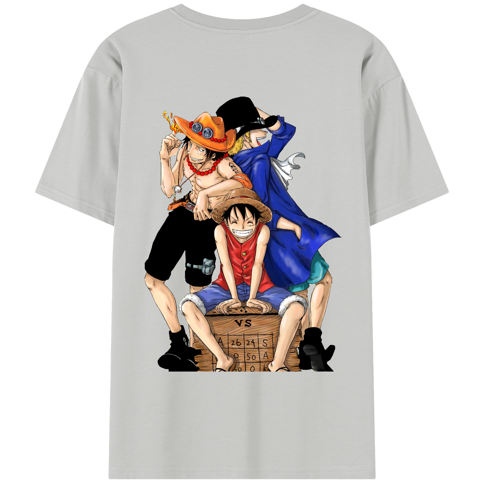 ワンピース モンキー・D・ルフィ ONE PIECE Monkey D. Luffy レディース半袖Tシャツ(バックプリント)