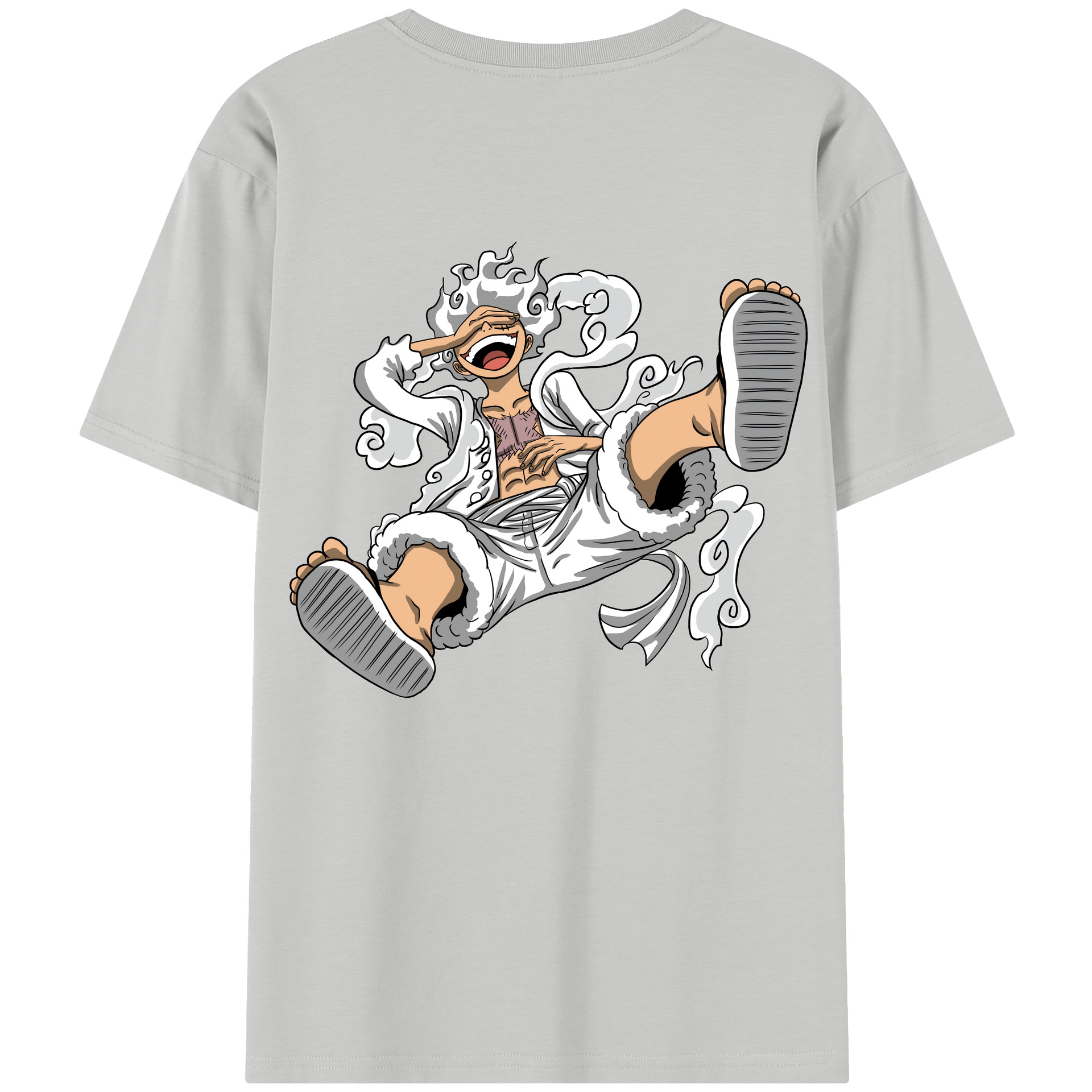ワンピース モンキー・D・ルフィ ONE PIECE Monkey D. Luffy レディース半袖Tシャツ(バックプリント)