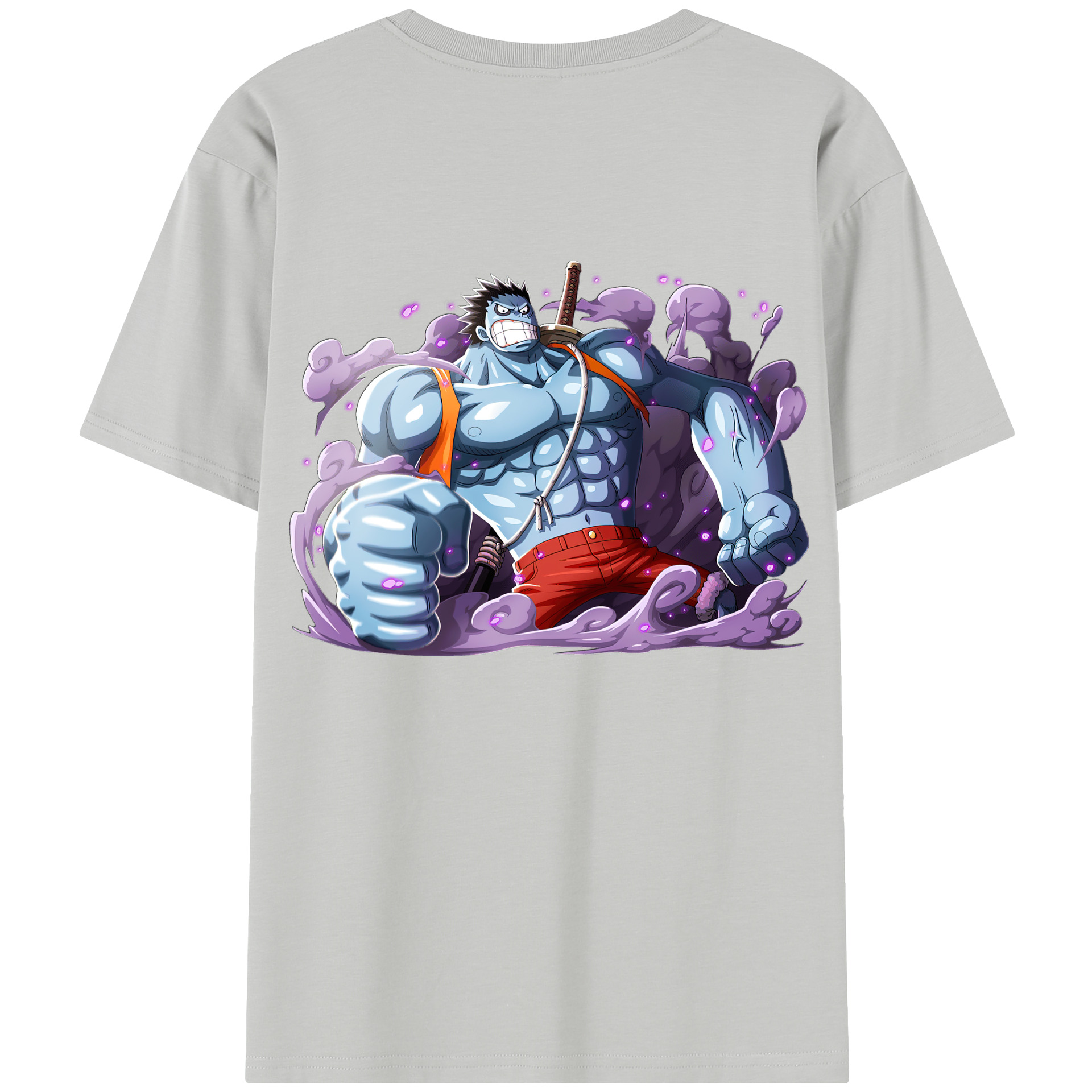 ワンピース モンキー・D・ルフィ ONE PIECE Monkey D. Luffy レディース半袖Tシャツ(バックプリント)