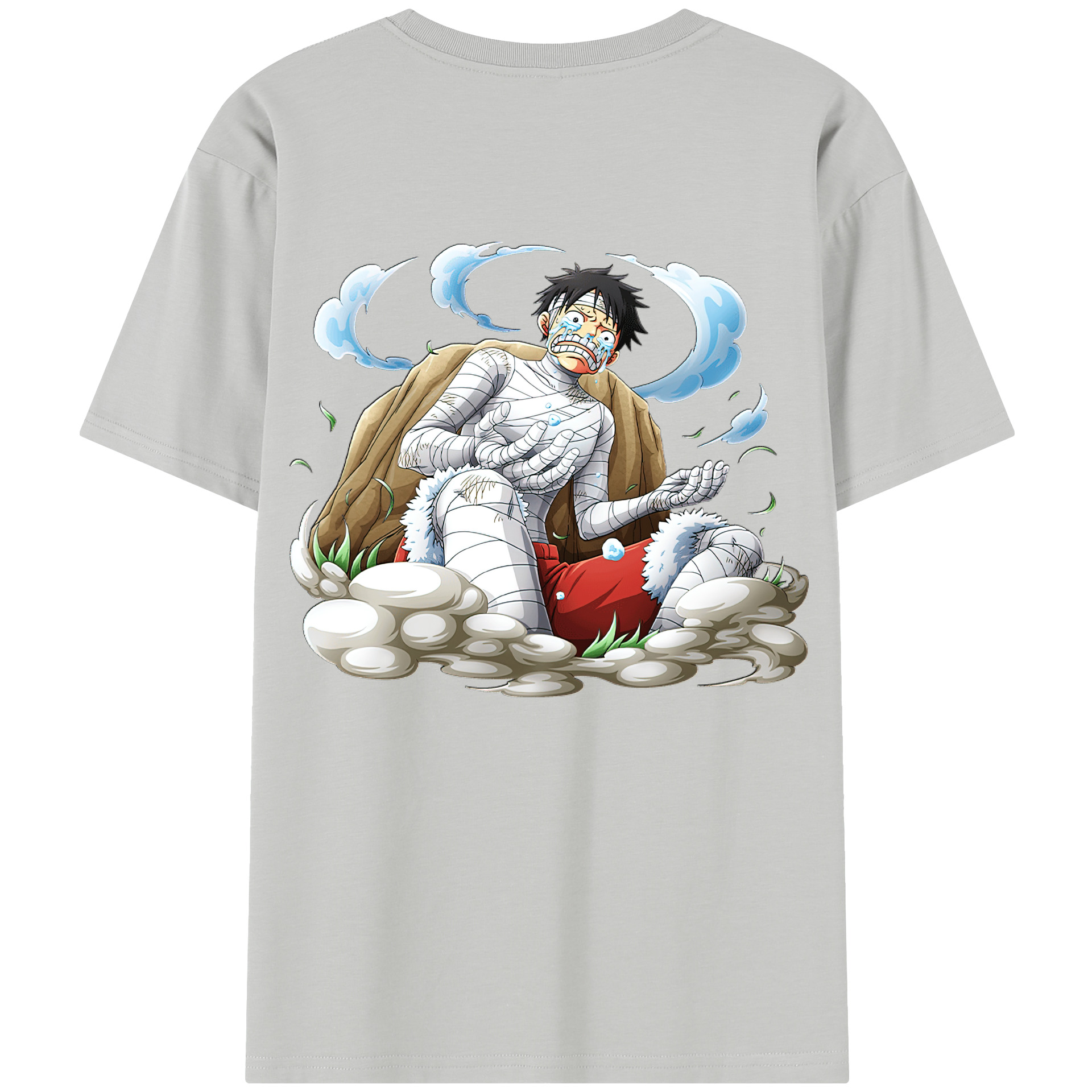 ワンピース モンキー・D・ルフィ ONE PIECE Monkey D. Luffy レディース半袖Tシャツ(バックプリント)
