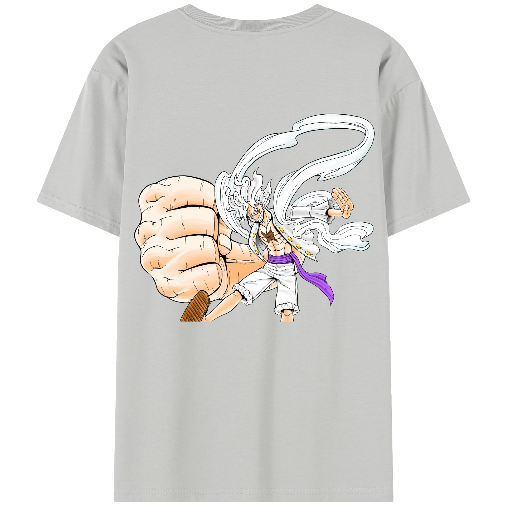 ワンピース モンキー・D・ルフィ ONE PIECE Monkey D. Luffy レディース半袖Tシャツ(バックプリント)