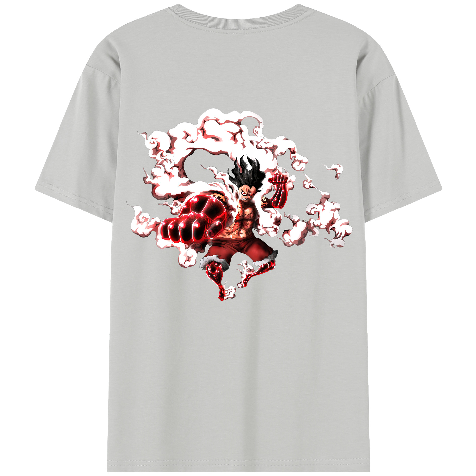 ワンピース モンキー・D・ルフィ ONE PIECE Monkey D. Luffy レディース半袖Tシャツ(バックプリント)