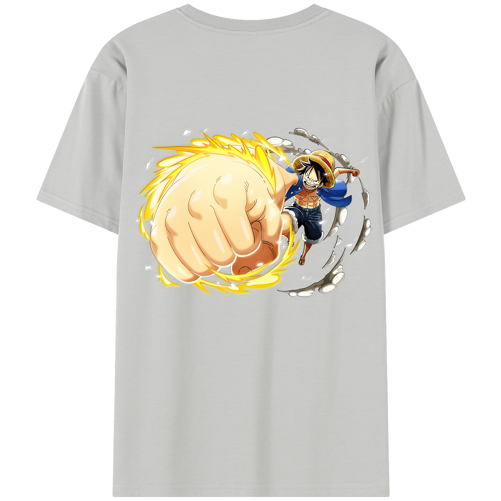（画像用） ワンピース モンキー・D・ルフィ ONE PIECE Monkey D. Luffy レディース半袖Tシャツ(バックプリント)