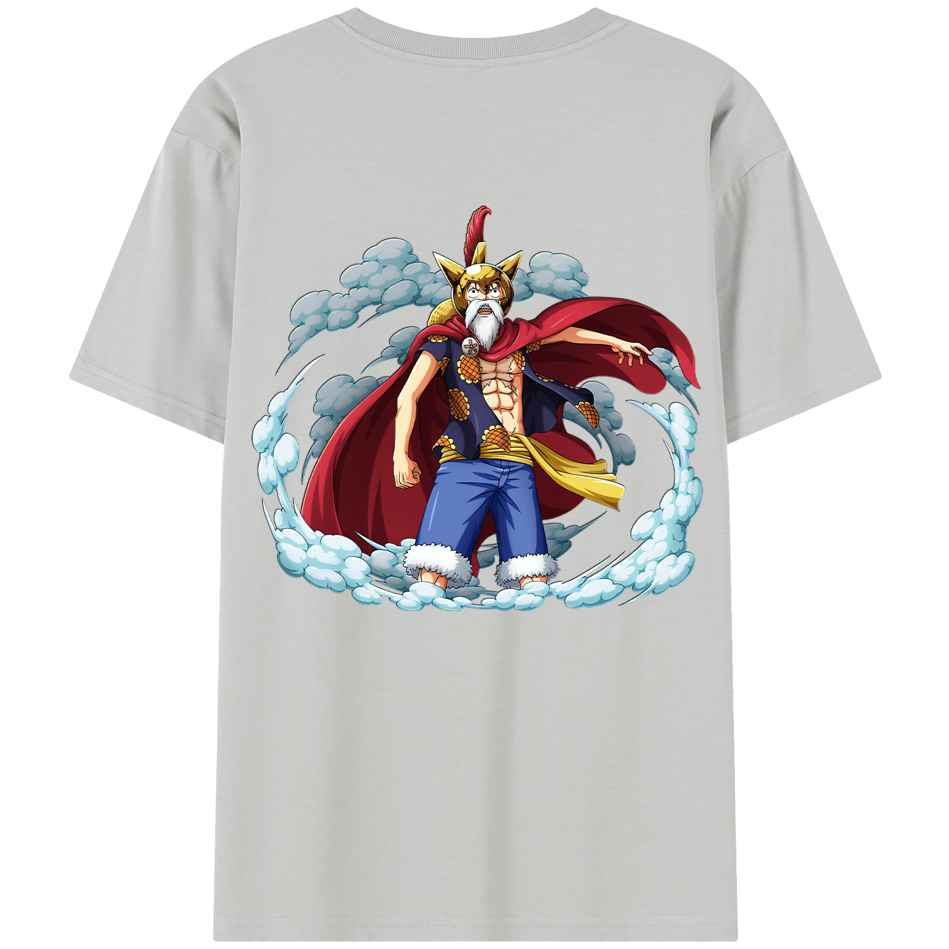 ワンピース モンキー・D・ルフィ ONE PIECE Monkey D. Luffy レディース半袖Tシャツ(バックプリント)