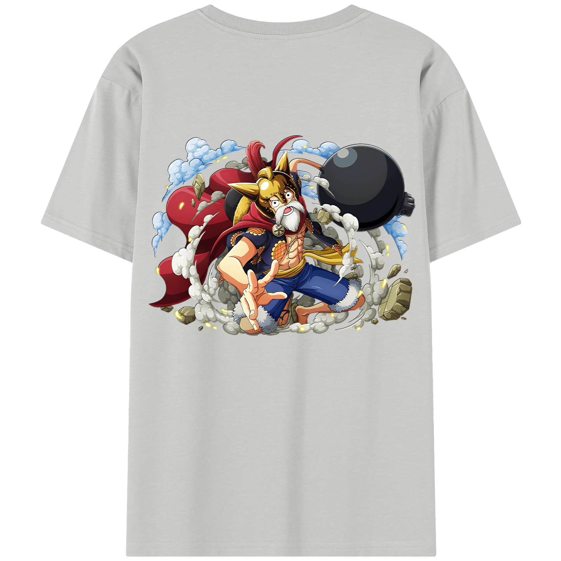 ワンピース モンキー・D・ルフィ ONE PIECE Monkey D. Luffy レディース半袖Tシャツ(バックプリント)