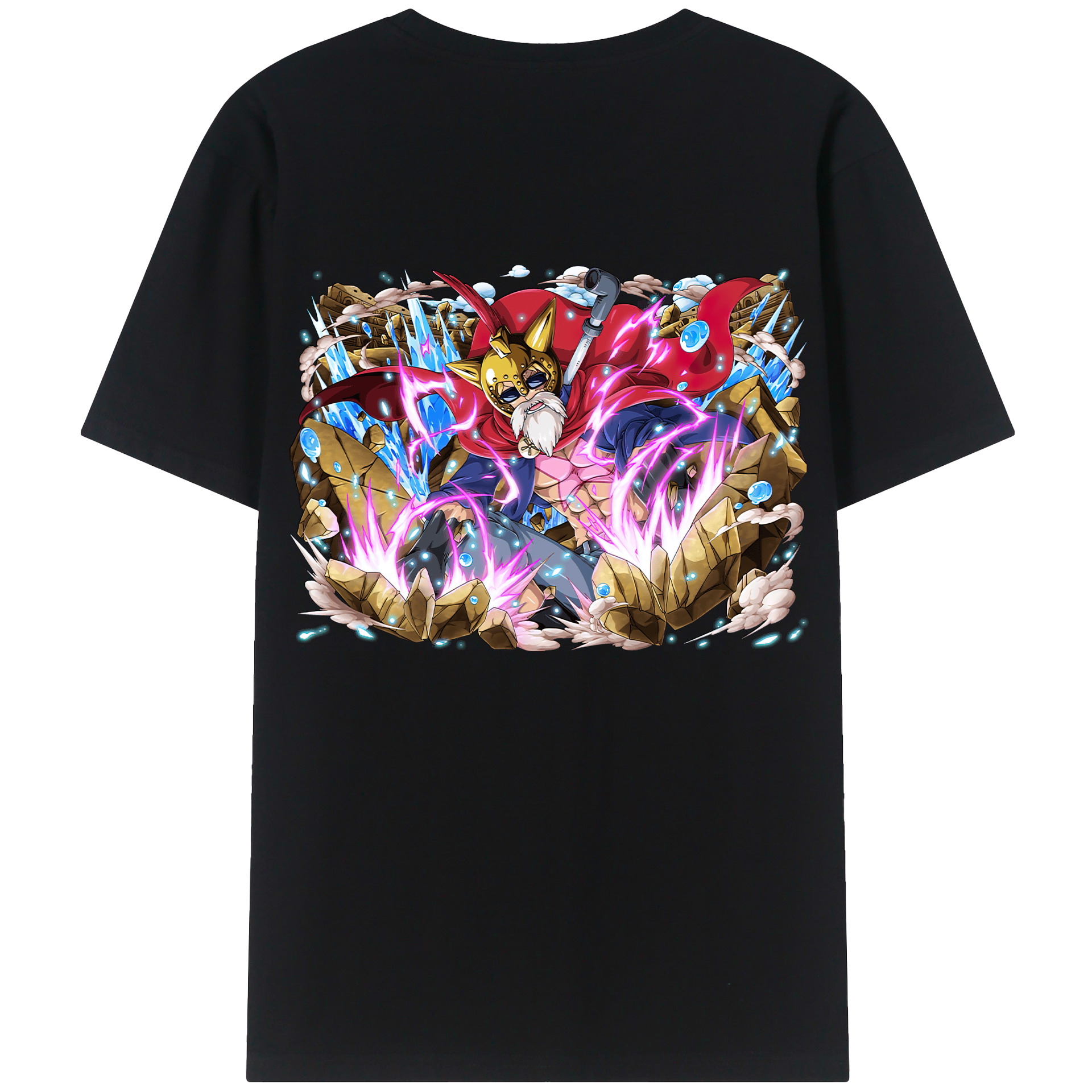 ワンピース モンキー・D・ルフィ ONE PIECE Monkey D. Luffy レディース半袖Tシャツ(バックプリント)