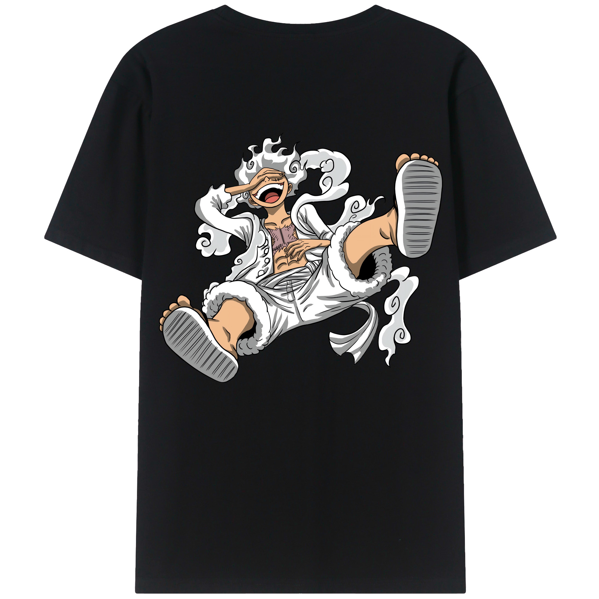 ワンピース モンキー・D・ルフィ ONE PIECE Monkey D. Luffy レディース半袖Tシャツ(バックプリント)
