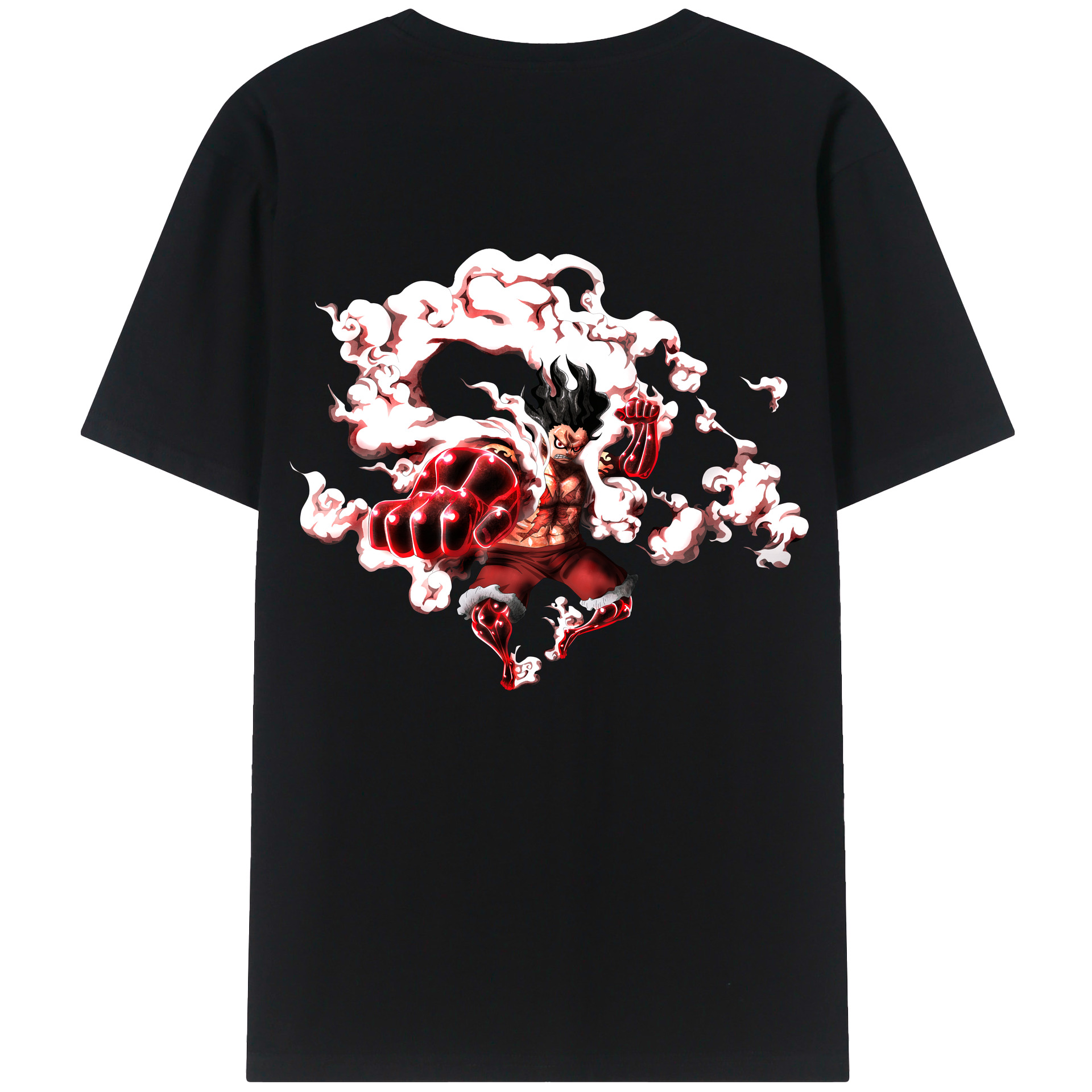 ワンピース モンキー・D・ルフィ ONE PIECE Monkey D. Luffy レディース半袖Tシャツ(バックプリント)