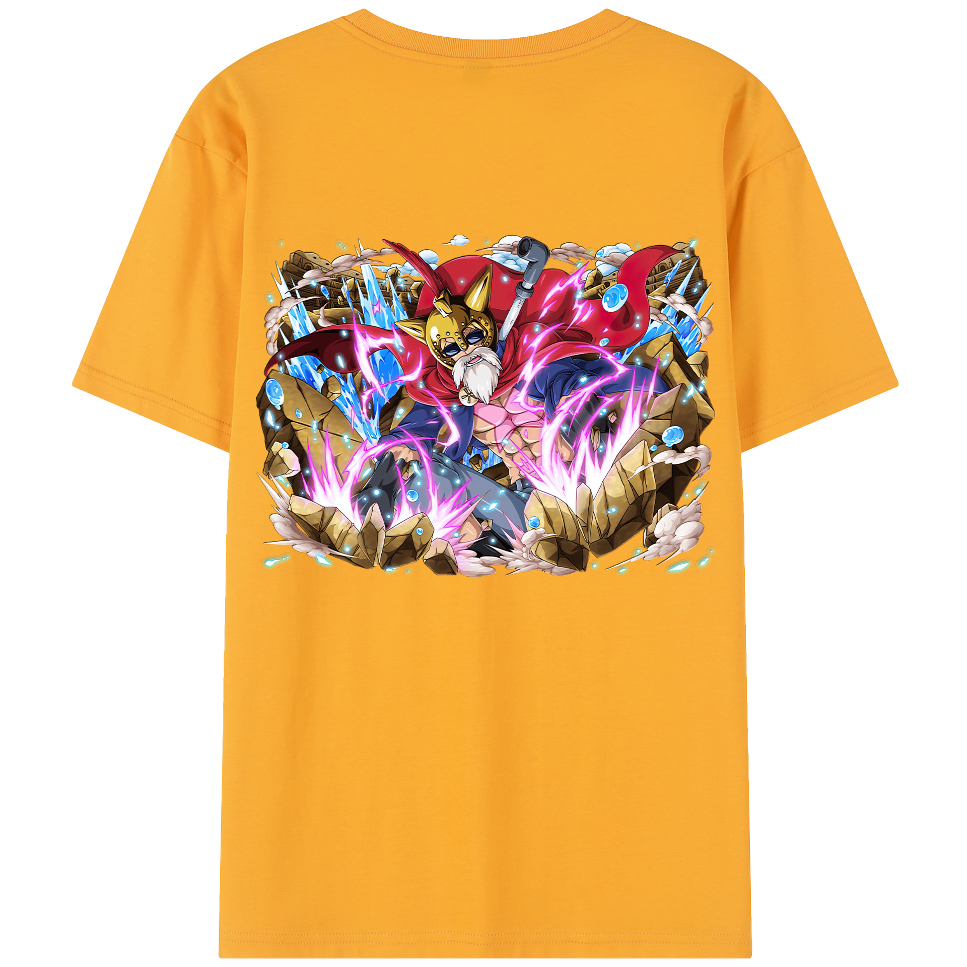 ワンピース モンキー・D・ルフィ ONE PIECE Monkey D. Luffy レディース半袖Tシャツ(バックプリント)