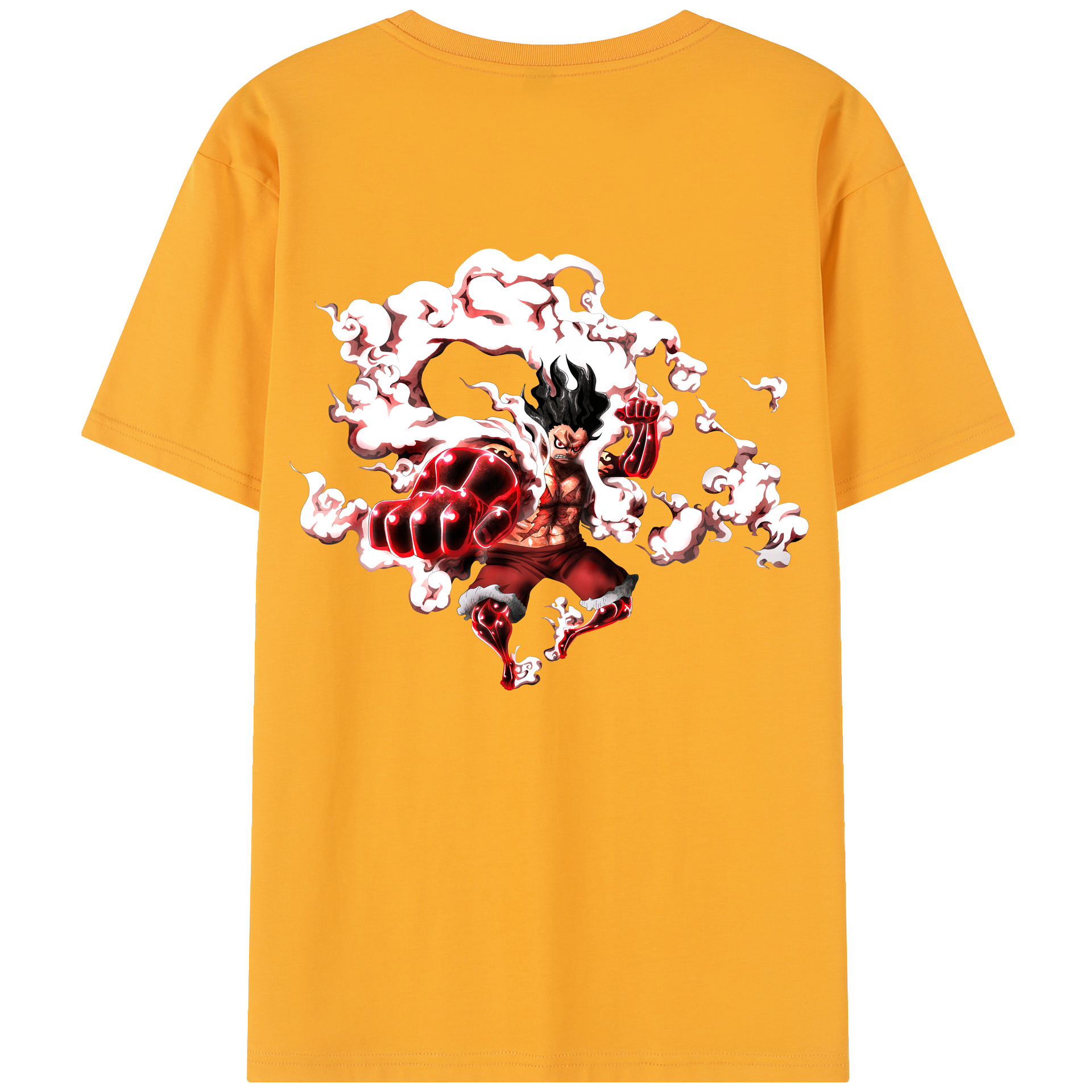 ワンピース モンキー・D・ルフィ ONE PIECE Monkey D. Luffy レディース半袖Tシャツ(バックプリント)