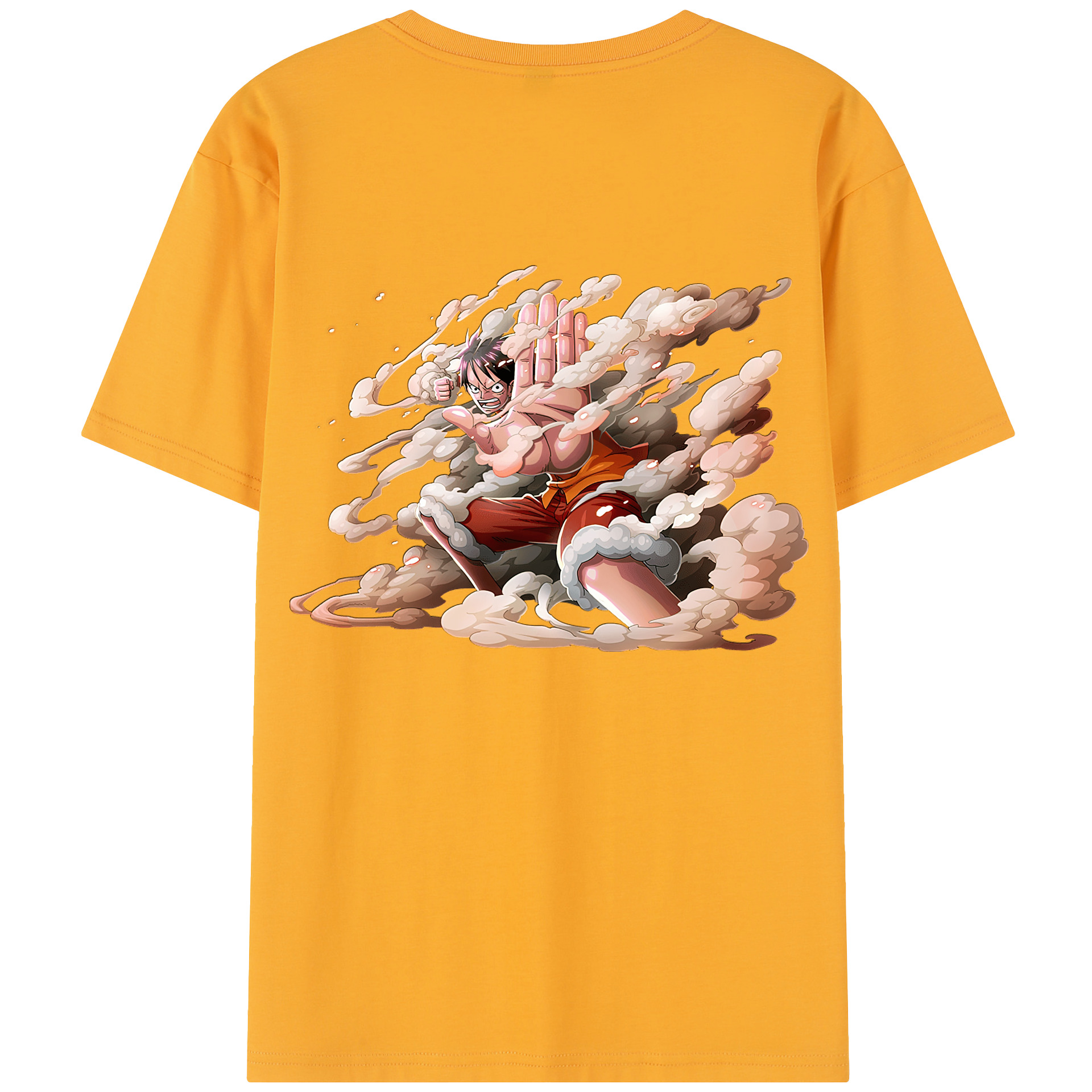 （画像用） ワンピース モンキー・D・ルフィ ONE PIECE Monkey D. Luffy レディース半袖Tシャツ(バックプリント)