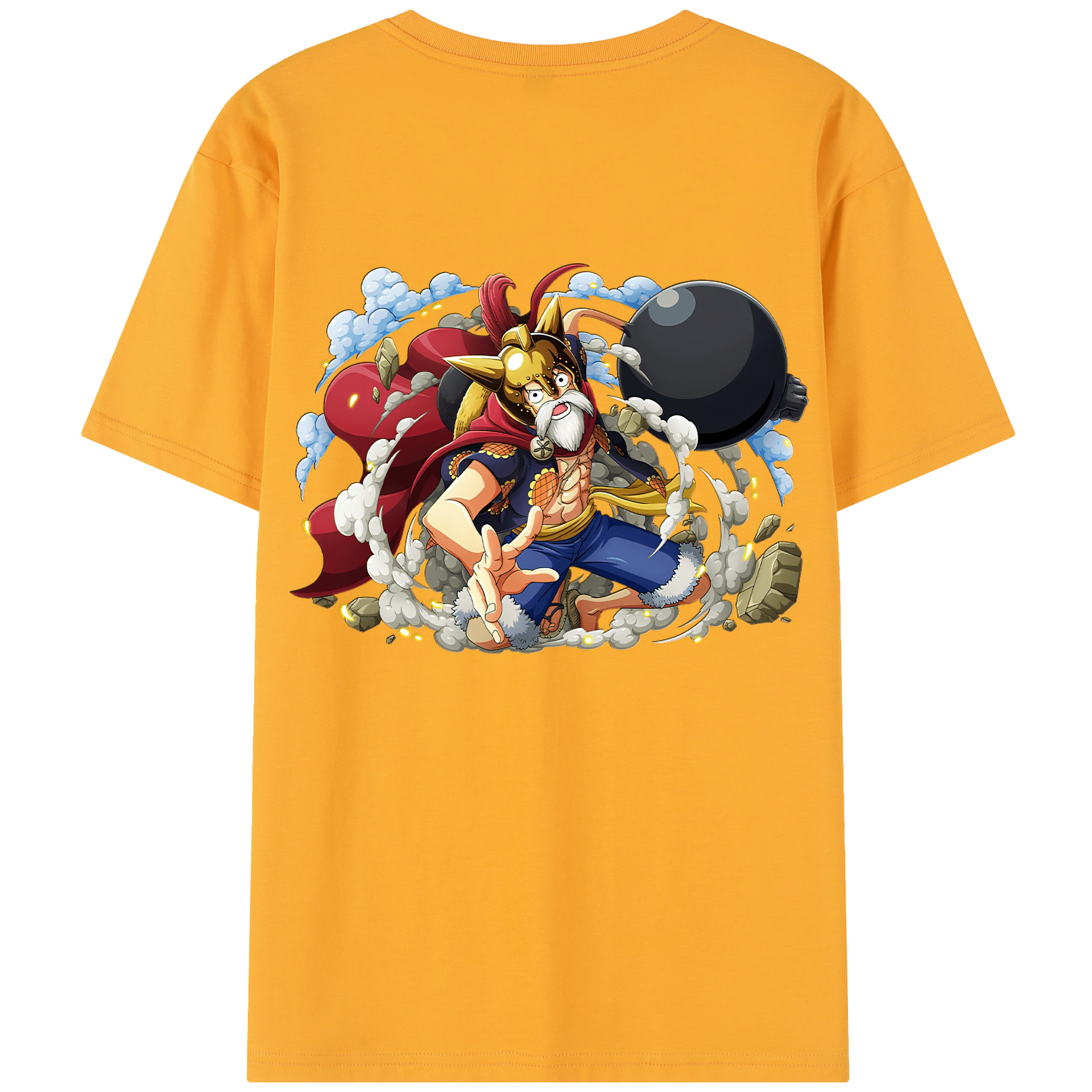 ワンピース モンキー・D・ルフィ ONE PIECE Monkey D. Luffy レディース半袖Tシャツ(バックプリント)