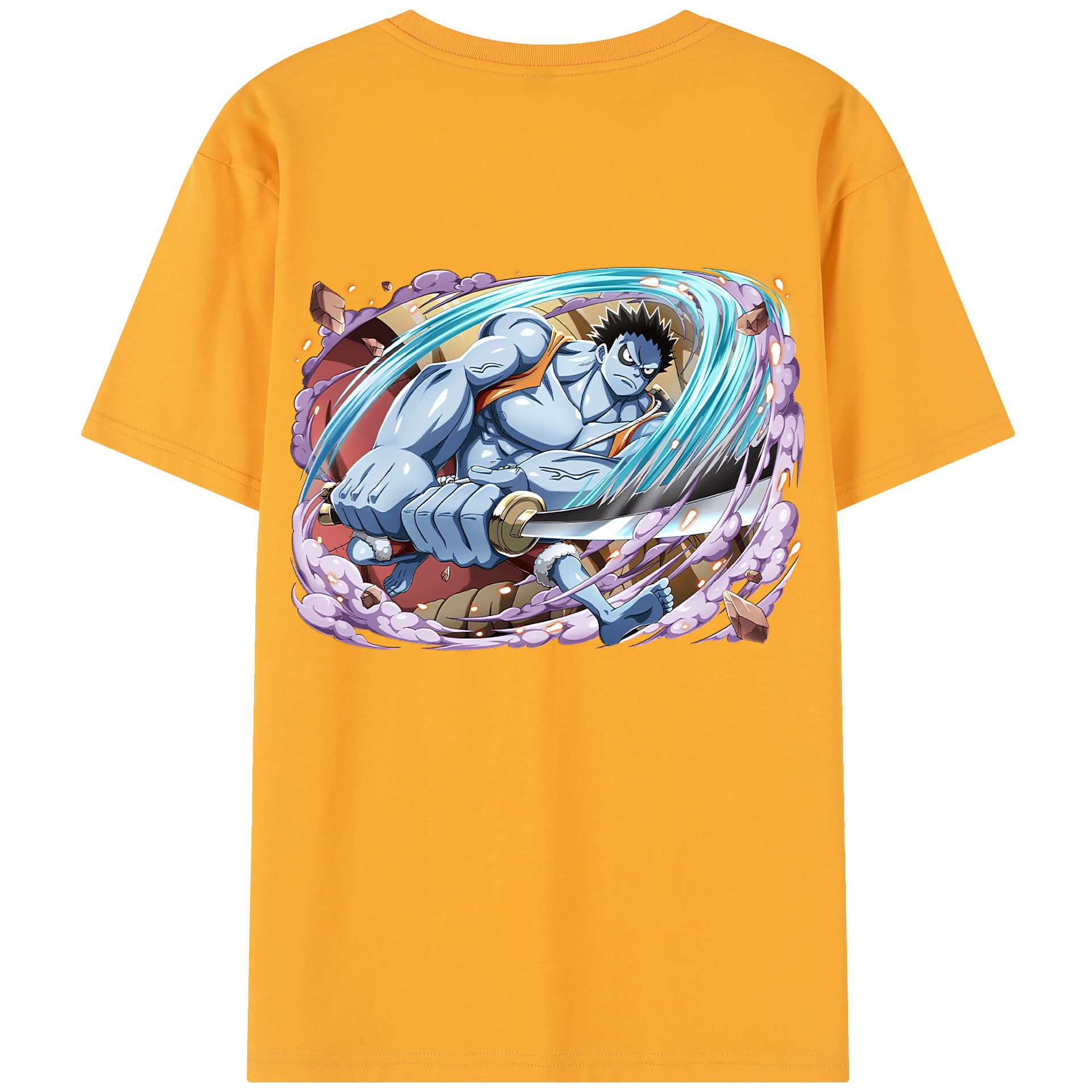ワンピース モンキー・D・ルフィ ONE PIECE Monkey D. Luffy レディース半袖Tシャツ(バックプリント)