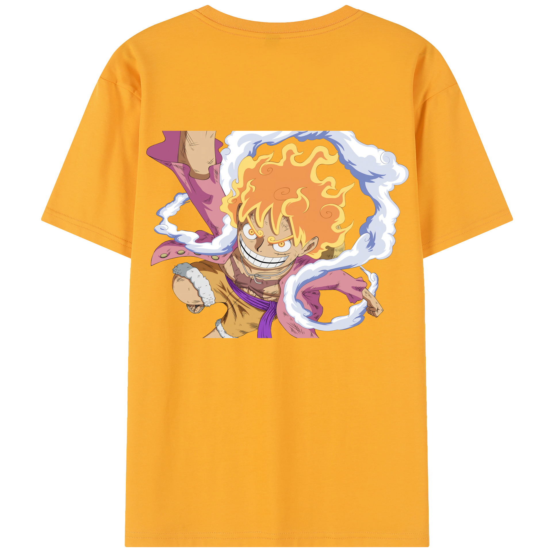 ワンピース モンキー・D・ルフィ ONE PIECE Monkey D. Luffy レディース半袖Tシャツ(バックプリント)