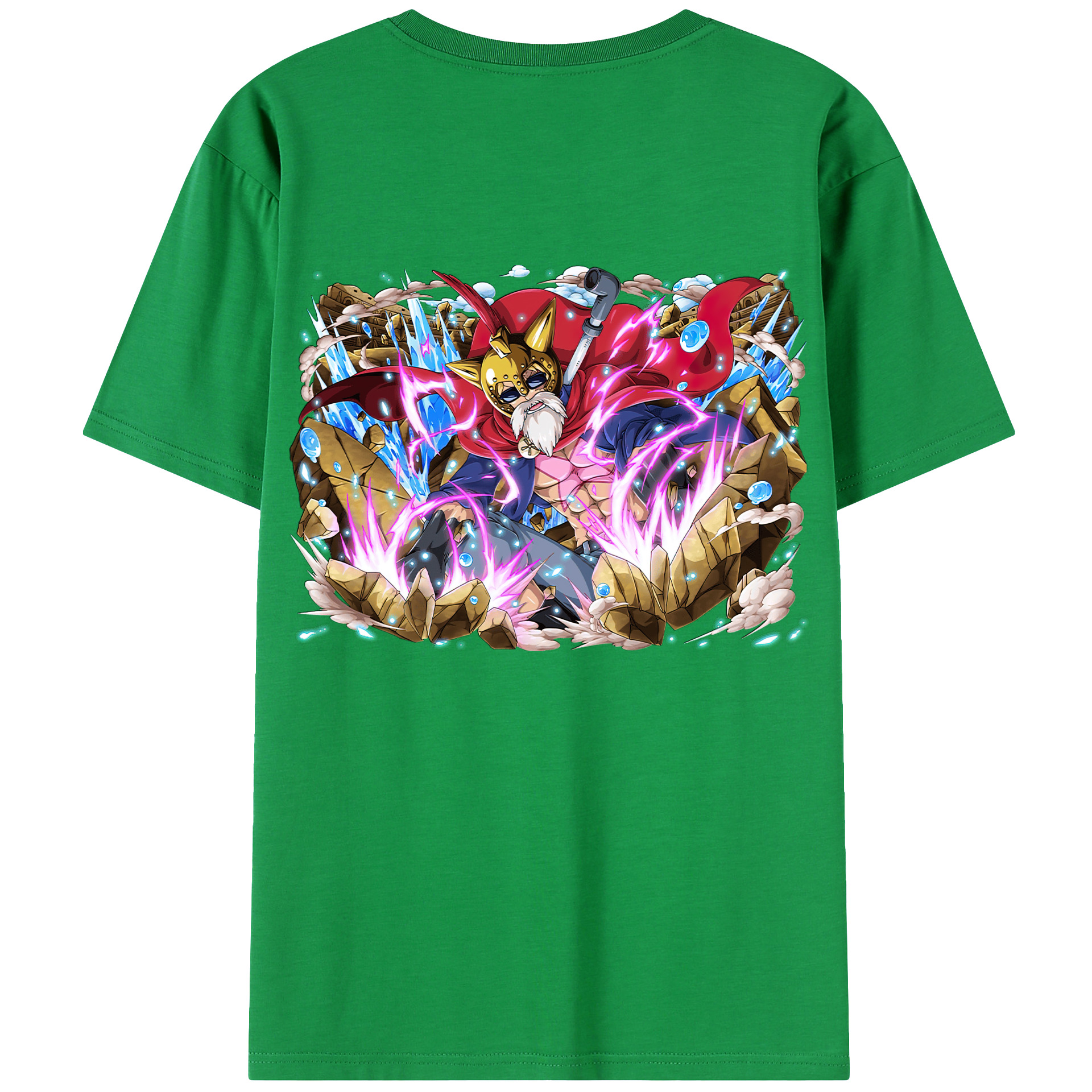 ワンピース モンキー・D・ルフィ ONE PIECE Monkey D. Luffy レディース半袖Tシャツ(バックプリント)