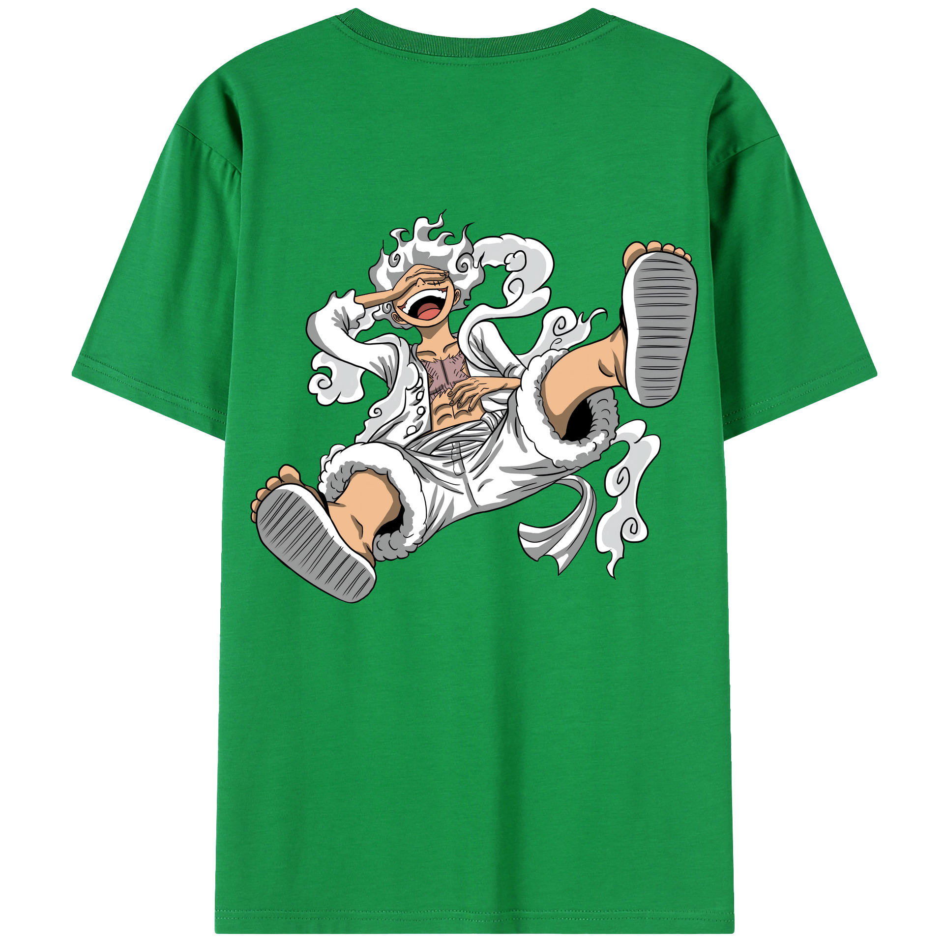 ワンピース モンキー・D・ルフィ ONE PIECE Monkey D. Luffy レディース半袖Tシャツ(バックプリント)