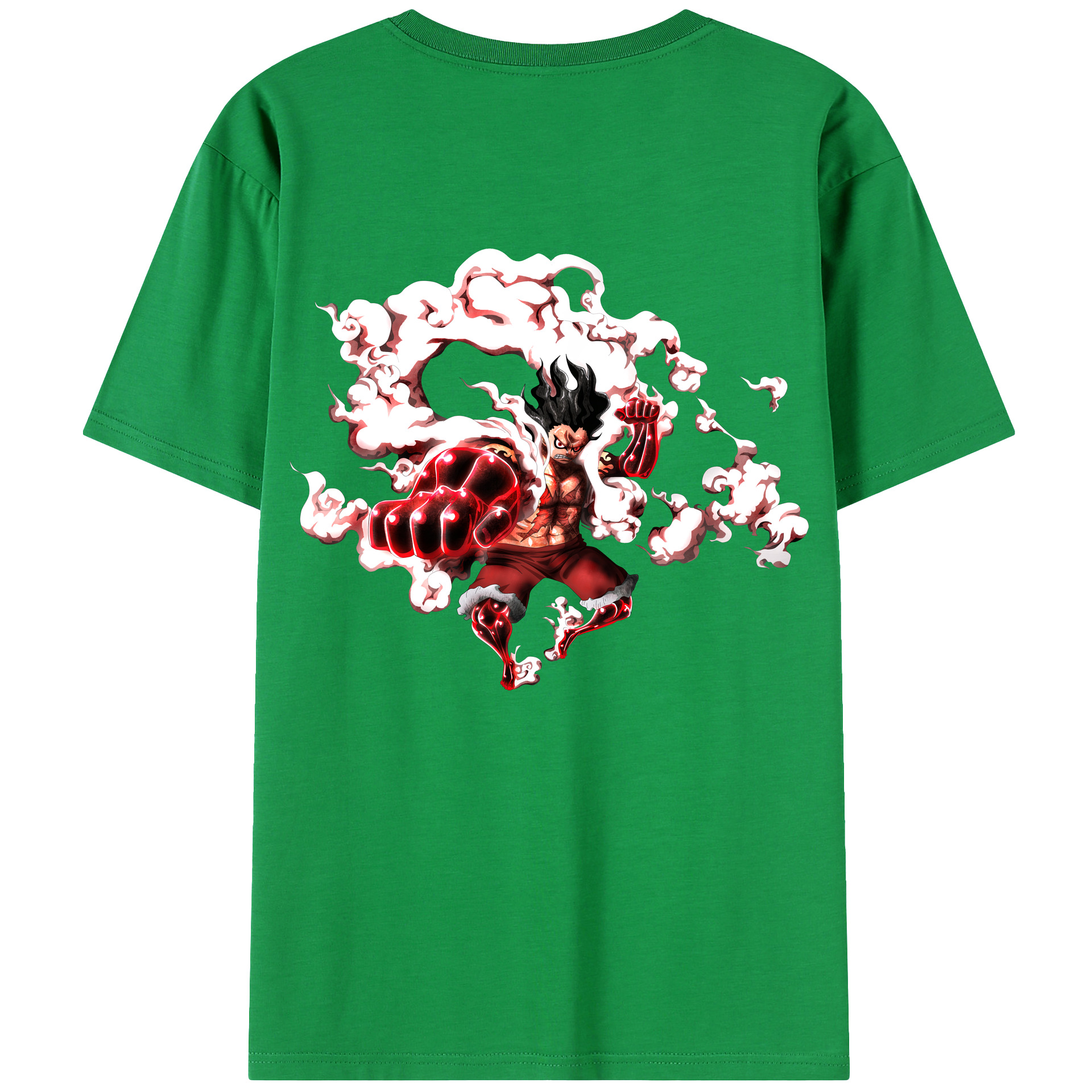 ワンピース モンキー・D・ルフィ ONE PIECE Monkey D. Luffy レディース半袖Tシャツ(バックプリント)