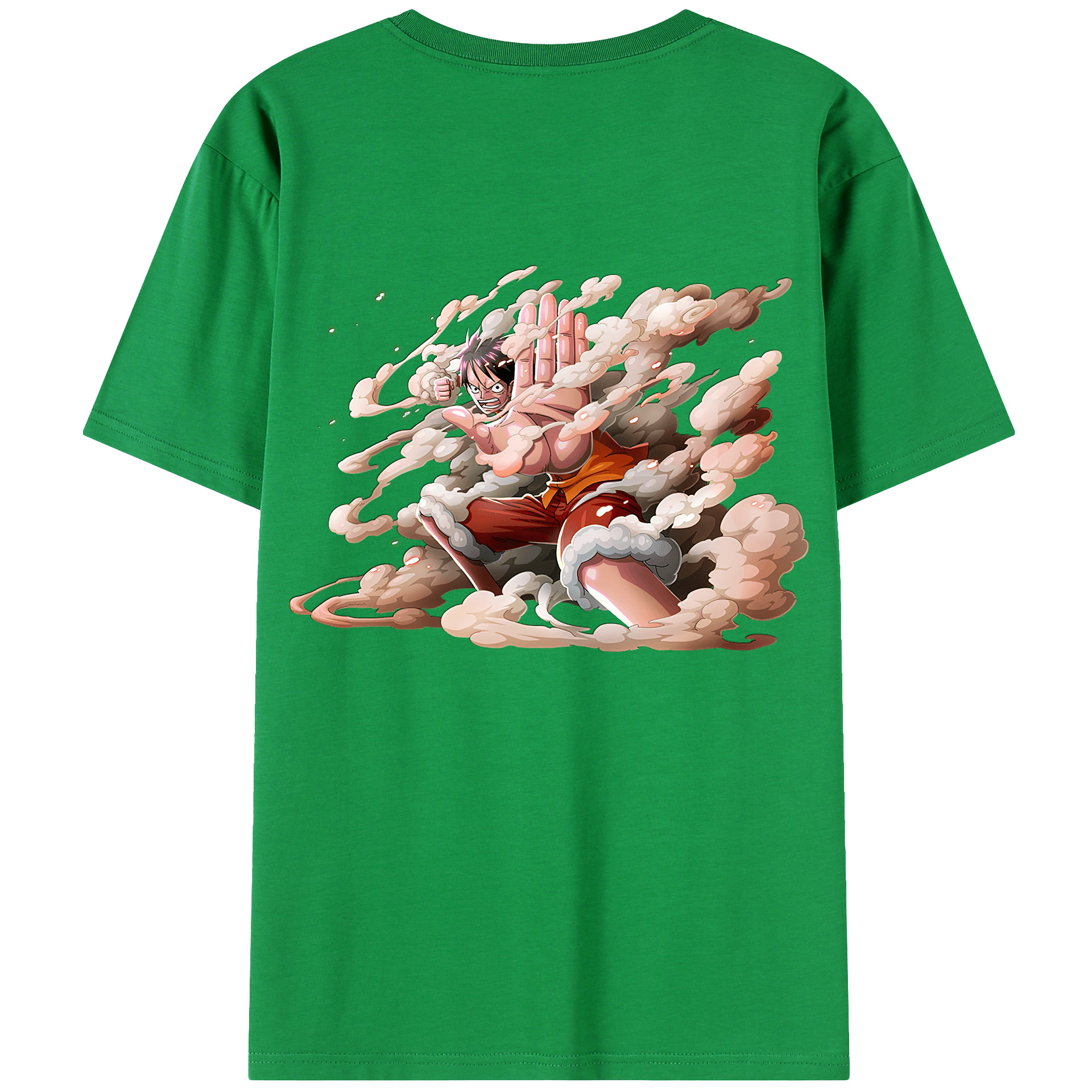 （画像用） ワンピース モンキー・D・ルフィ ONE PIECE Monkey D. Luffy レディース半袖Tシャツ(バックプリント)