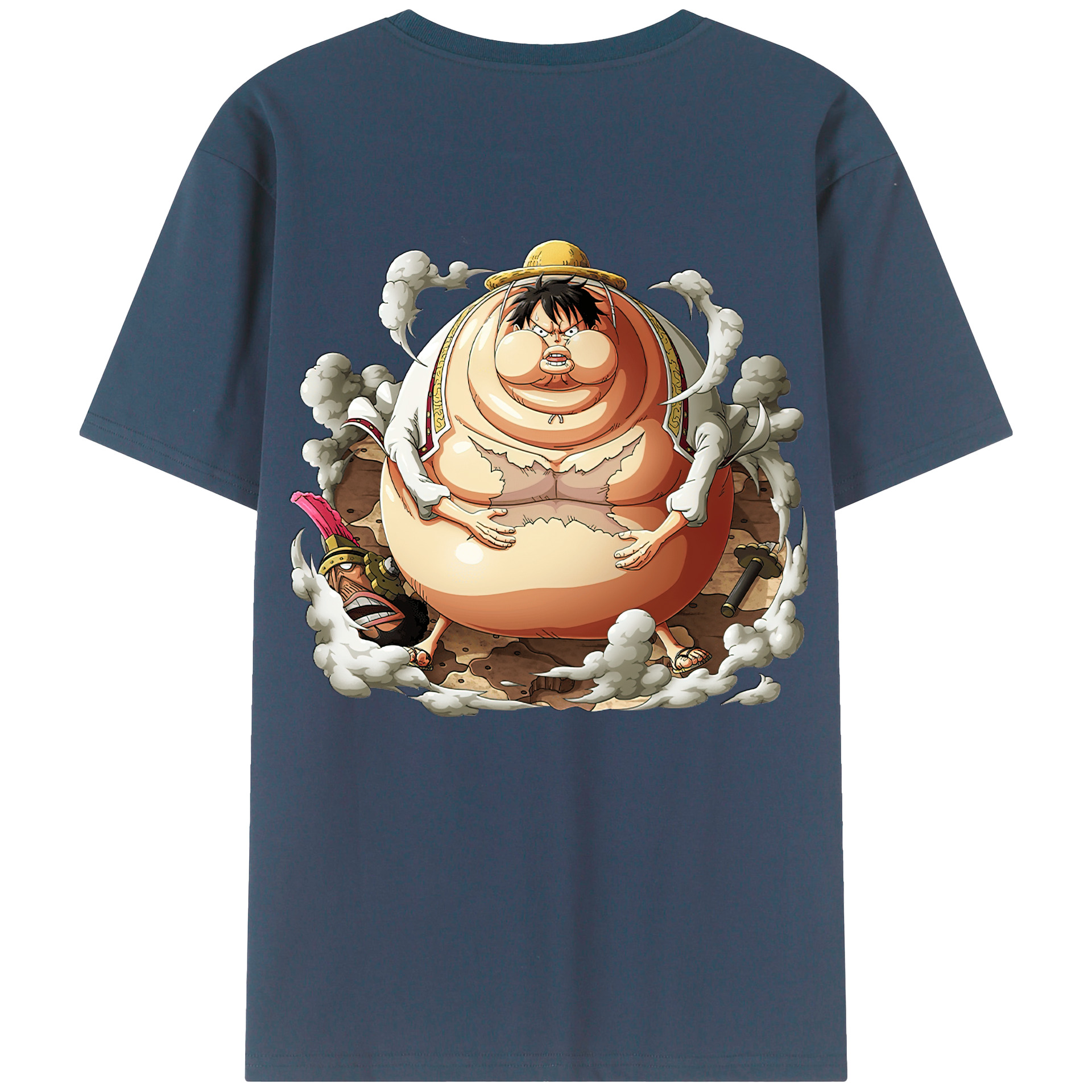 ワンピース モンキー・D・ルフィ ONE PIECE Monkey D. Luffy レディース半袖Tシャツ(バックプリント)