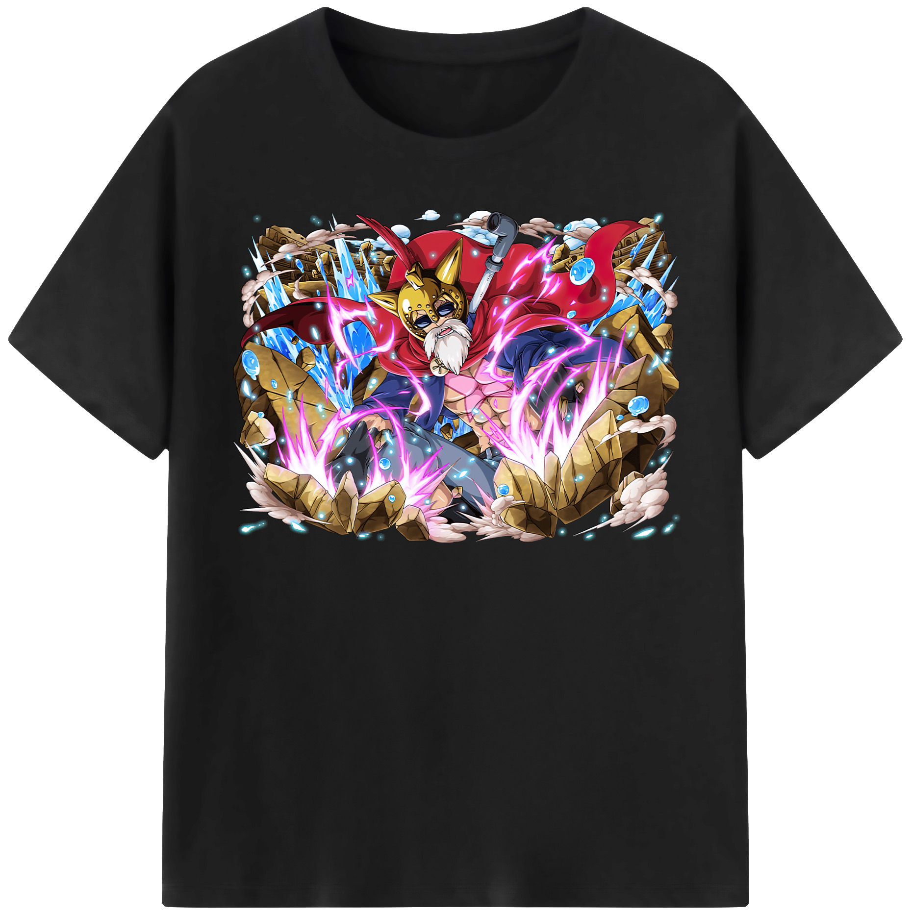 ワンピース モンキー・D・ルフィ ONE PIECE Monkey D. Luffy レディースカジュアルプリントTシャツ（綿100％）