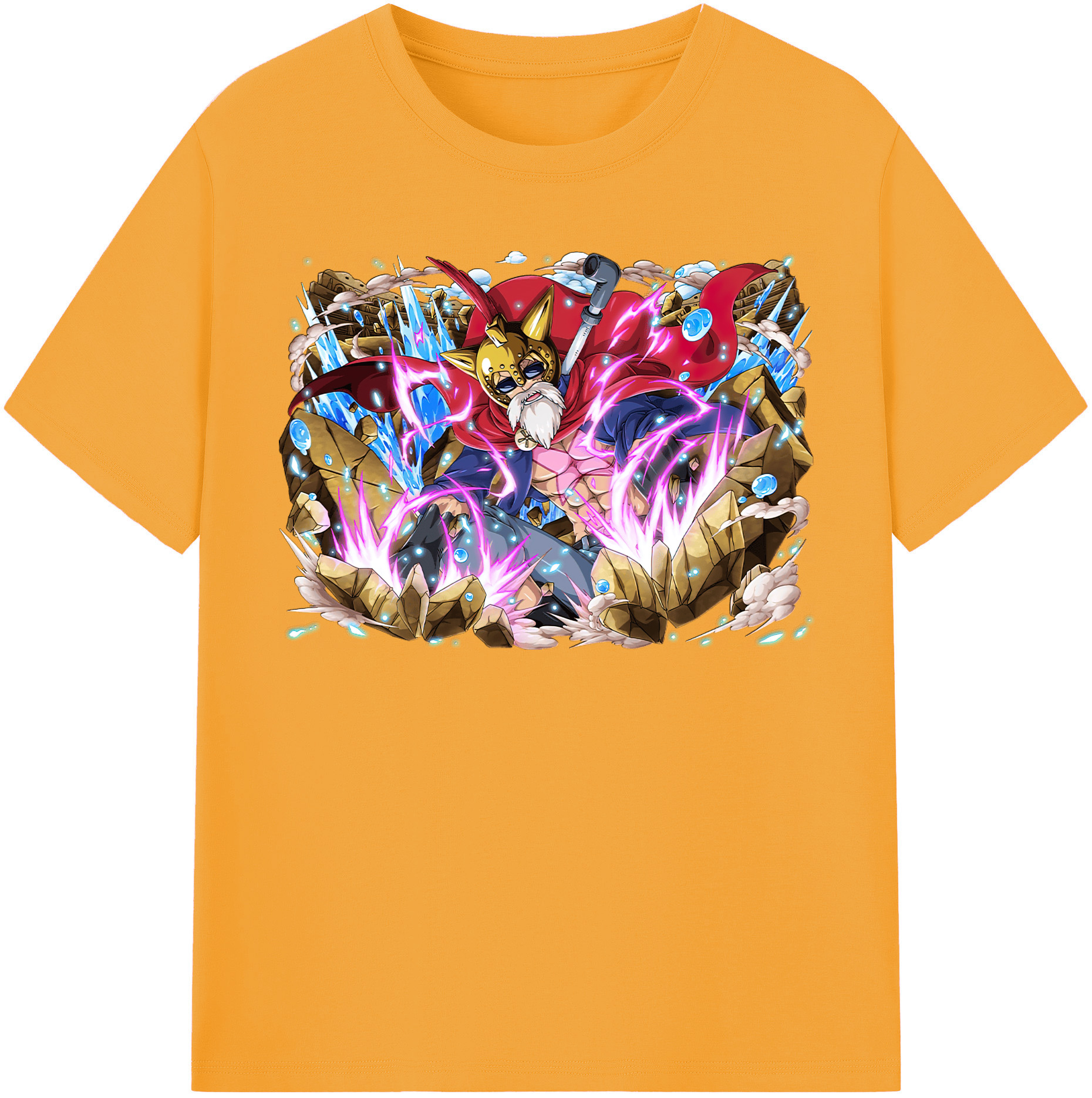 ワンピース モンキー・D・ルフィ ONE PIECE Monkey D. Luffy レディースカジュアルプリントTシャツ（綿100％）